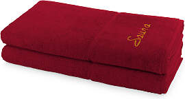 Saunatuch MÖVE FOR FROTTANA, rot (ruby), B:80cm