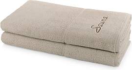Saunatuch MÖVE FOR FROTTANA, weiß (cashmere),