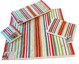 Saunatuch ROSS "Multicolor", rot, B:80cm 