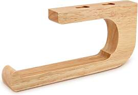 SAUNNIHEN Toilettenpapierhalter Holz Ohne Bohren,