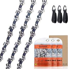 SAVIOR 3 Stück Sägekette für 40 cm Schwert