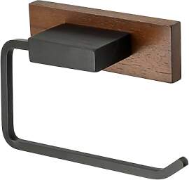 SAYAYO Toilettenpapierhalter Ohne Bohren Holz