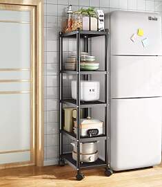 SAYZH Standregal, 5 Etagen Robustes Metallregal