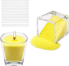 Scentoria Kerzensand 500g, Kerzensand mit Docht,