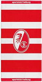 SC Freiburg Handtuch Rot Weiß Streifen –