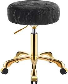 SCGSJZH Hocker mit Rollen, Gold Rollhocker