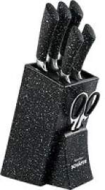 SCHÄFER Messerblock Marble Black schwarz