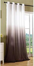 Schal Blickdicht Vorhang Ösen Gardine Microsatin