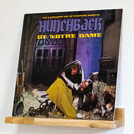 Schallplatten-Wandregal aus Eiche
Stellplatz für