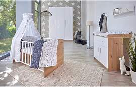 Schardt 3-tlg. Babyzimmer Pepe mit 3-türigem