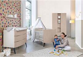 Schardt 3-tlg. Babyzimmer Smile mit 2-türigem