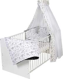 Schardt Babybett mit Ausstattung Classic White