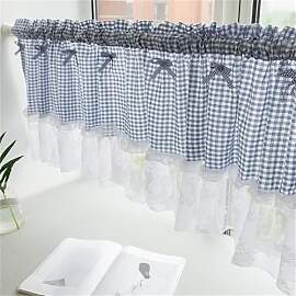 Scheibengardine Landhausstil Kurzgardine Boho