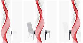 Schiebegardine HOME WOHNIDEEN "OPALIA 7ER