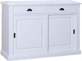 Schiebetüren-Sideboard Landhausstil gewachst