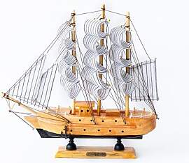 Schiff Modell Deko aus Holz, Miniatur