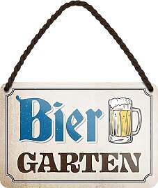 schilderkreis24 Blechschild „Bier &