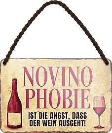 schilderkreis24 Blechschild Wein-Sprüche – Deko 