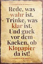 schilderkreis24 – Lustiger Spruch “Rede was