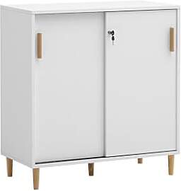 Schildmeyer Aktenschrank Torge 160047, mattweiß,