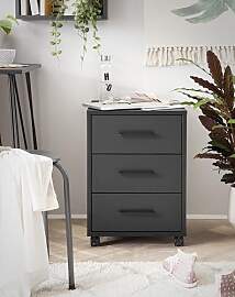 Schildmeyer Rollcontainer Ruby 158174, schwarz