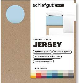 Schlafgut Easy Jersey Spannbettlaken 180x200 bis
