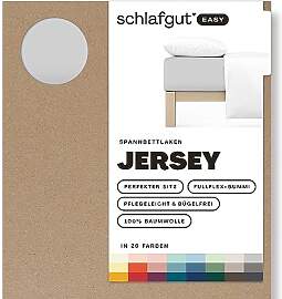 Schlafgut Easy Jersey Spannbettlaken 180x200 bis