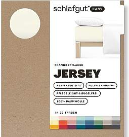 Schlafgut Easy Jersey Spannbettlaken 180x200 bis