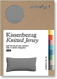 schlafgut Knitted Jersey Kissenbezug 40 x 80 cm