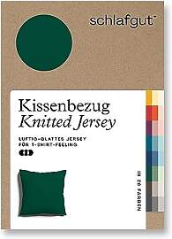 schlafgut Knitted Jersey Kissenbezug 80x80 cm