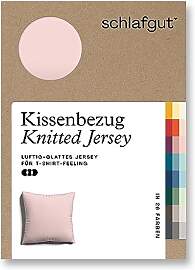 schlafgut Knitted Jersey Kissenbezug 80x80 cm