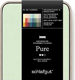 Schlafgut Pure Boxspring Spannbettlaken 120x200cm