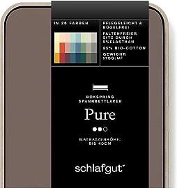 Schlafgut Pure Boxspring Spannbettlaken 120x200cm