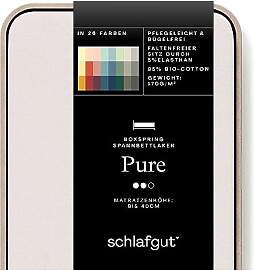 Schlafgut Pure Boxspring Spannbettlaken 120x200cm