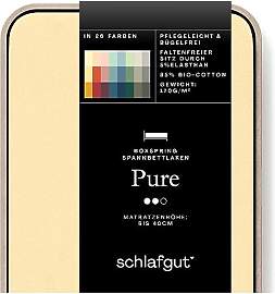 Schlafgut Pure Boxspring Spannbettlaken 120x200cm