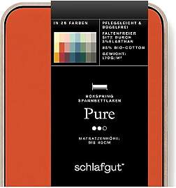 Schlafgut Pure Boxspring Spannbettlaken 140x200cm