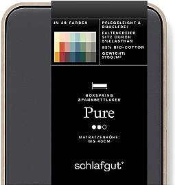Schlafgut Pure Boxspring Spannbettlaken 180x200cm