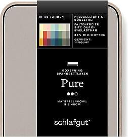 Schlafgut Pure Boxspring Spannbettlaken 180x200cm