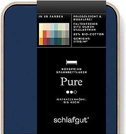 Schlafgut Pure Boxspring Spannbettlaken 180x200cm