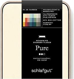 Schlafgut Pure Boxspring Spannbettlaken 180x200cm