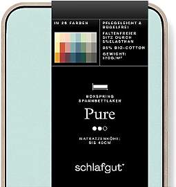 Schlafgut Pure Boxspring Spannbettlaken 90x190cm