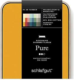 Schlafgut Pure Boxspring Spannbettlaken 90x190cm