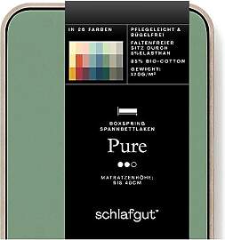 Schlafgut Pure Boxspring Spannbettlaken 90x190cm