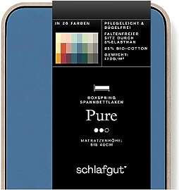 Schlafgut Pure Boxspring Spannbettlaken bis