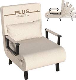 Schlafsessel 3-in-1, klappbares Schlafsofa mit