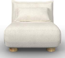 Schlafsessel Bella Weiß Bouclé