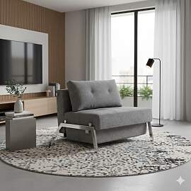 Schlafsessel Dowing Webstoff mit Stauraum