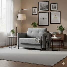 Schlafsessel Kuda Webstoff mit Stauraum