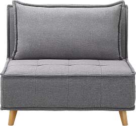 Schlafsessel Layla Dunkelgrau Webstoff