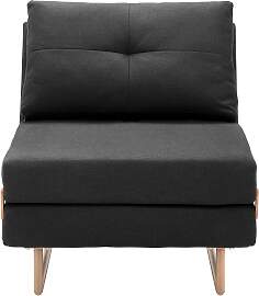 Schlafsessel Malic Dunkelgrau Webstoff